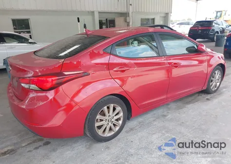 2014 Hyundai Elantra Se from USA, damaged, VIN KMHDH4AE7EU138285